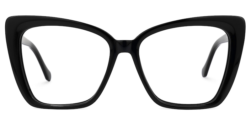 Shanell Butterfly Black Glasses