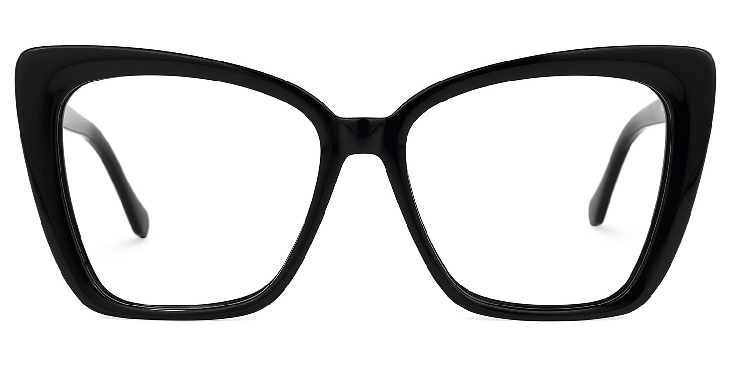 Shanell Butterfly Black Glasses