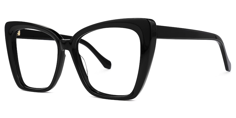 Shanell Butterfly Black Glasses