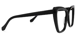 Shanell Butterfly Black Glasses2