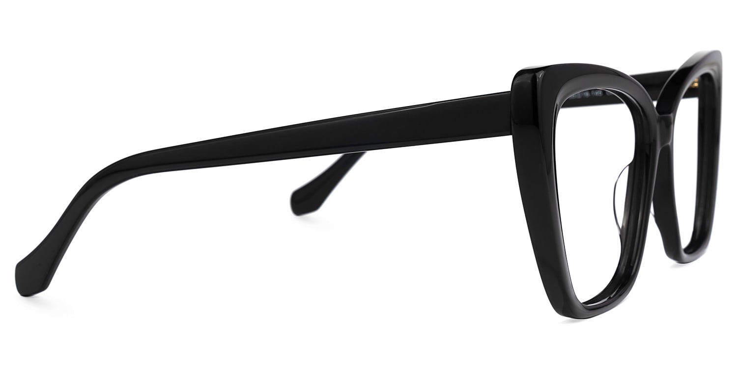 Shanell Butterfly Black Eyeglasses and Glasses Frames2