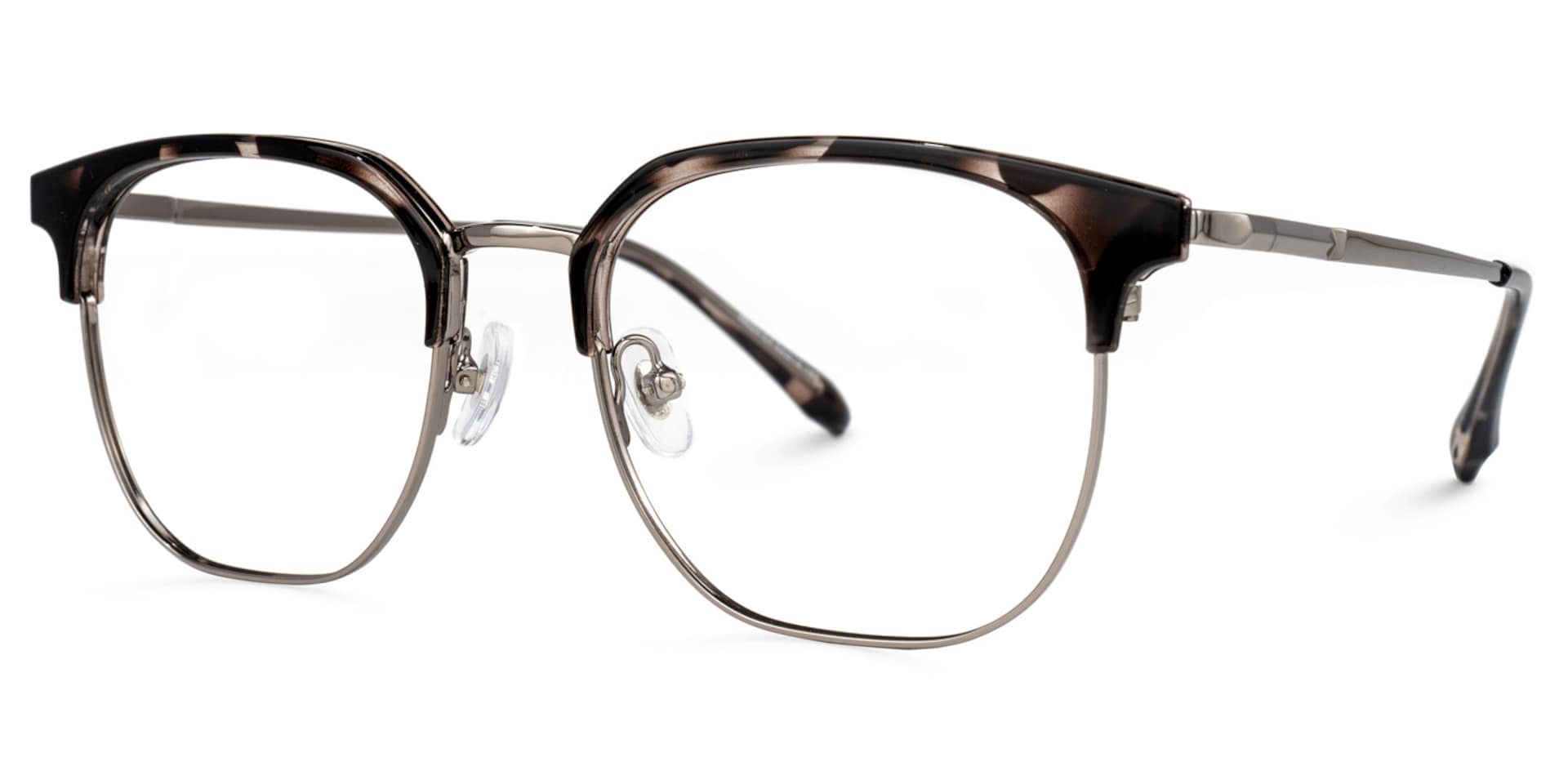 Mariza Browline Light-Tortoise Glasses | Zeelool Glasses1