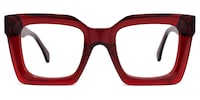 Lobo Square Red Glasses0