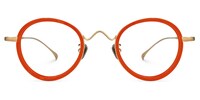 Tikeysha Round Orange Glasses0