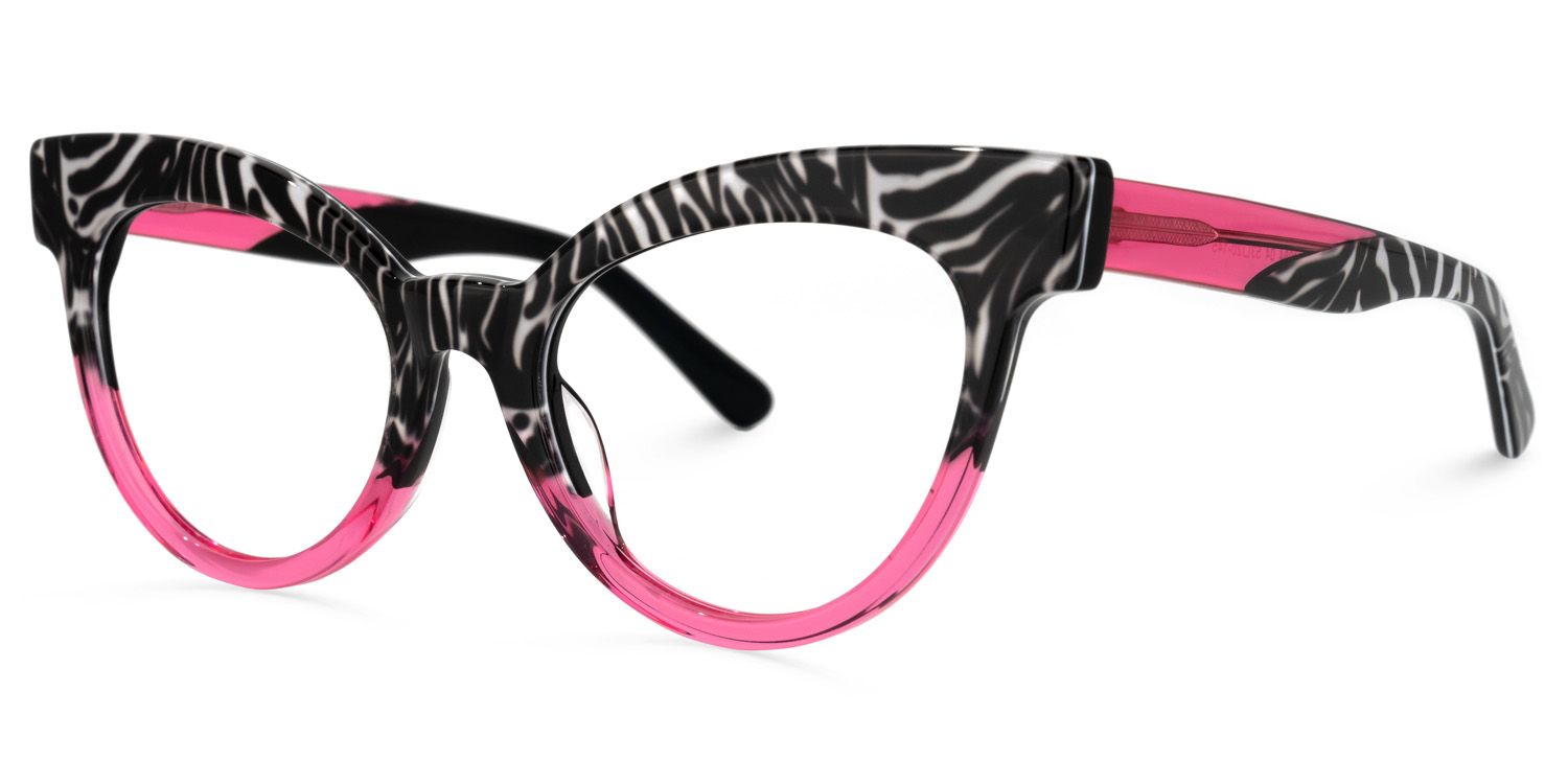 Rabecca Cateye Pink Glasses | Zeelool Glasses