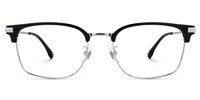 Rabecca Browline Black Glasses0