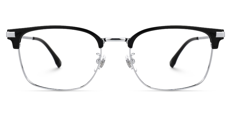Rabecca Browline Black Glasses | Zeelool Glasses0