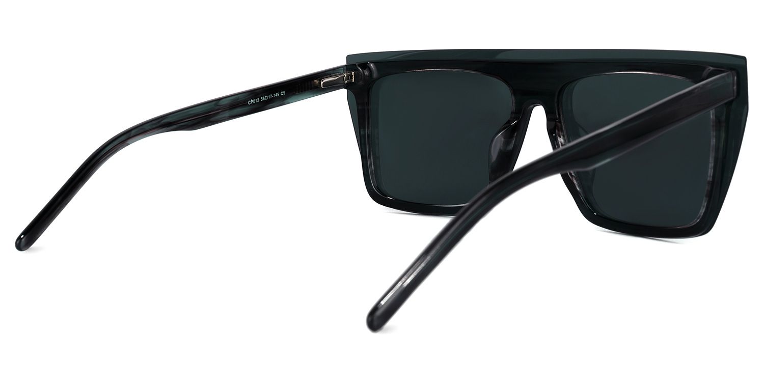 Kenya Square Gray Glasses | Zeelool Glasses3