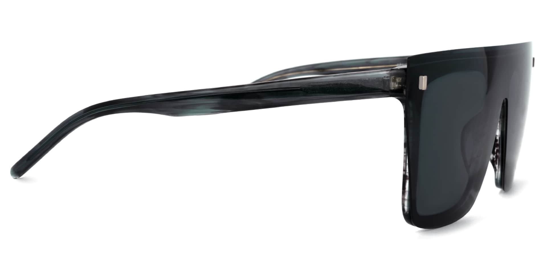 Kenya Square Gray Glasses | Zeelool Glasses2