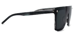 Kenya Square Gray Glasses2