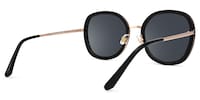 Montiel Round Black Sunlasses2