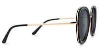 Montiel Round Black Sunlasses3