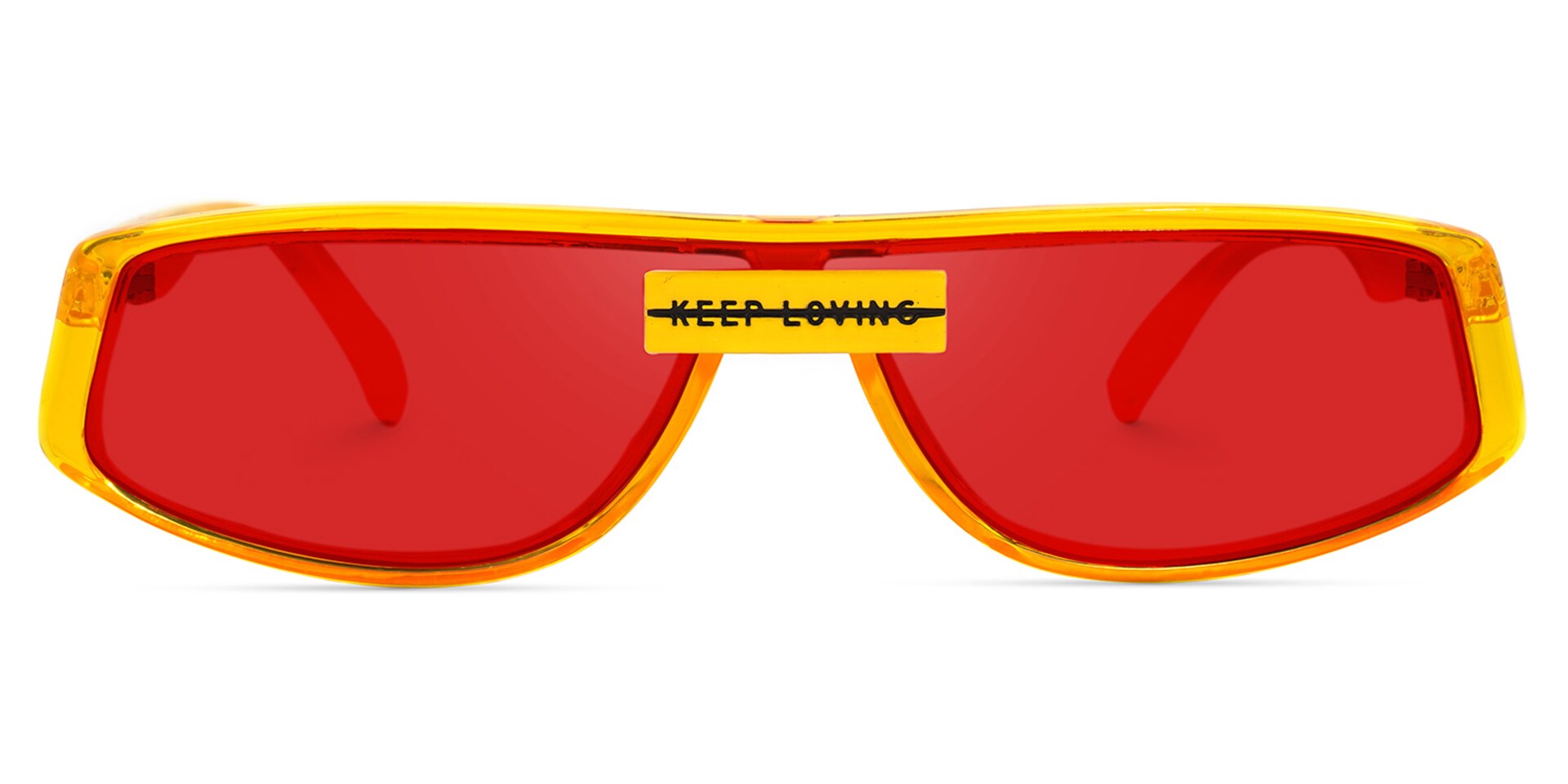Deidra Geometric Yellow Sunglasses | Zeelool Glasses0