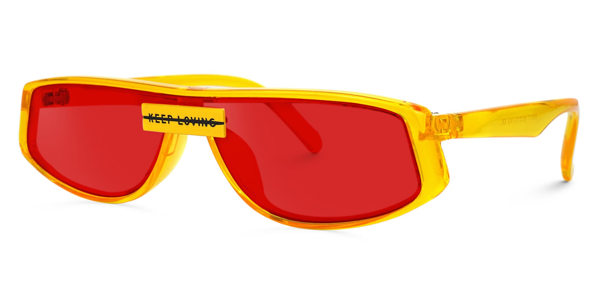 Deidra Geometric Yellow Sunglasses | Zeelool Glasses1