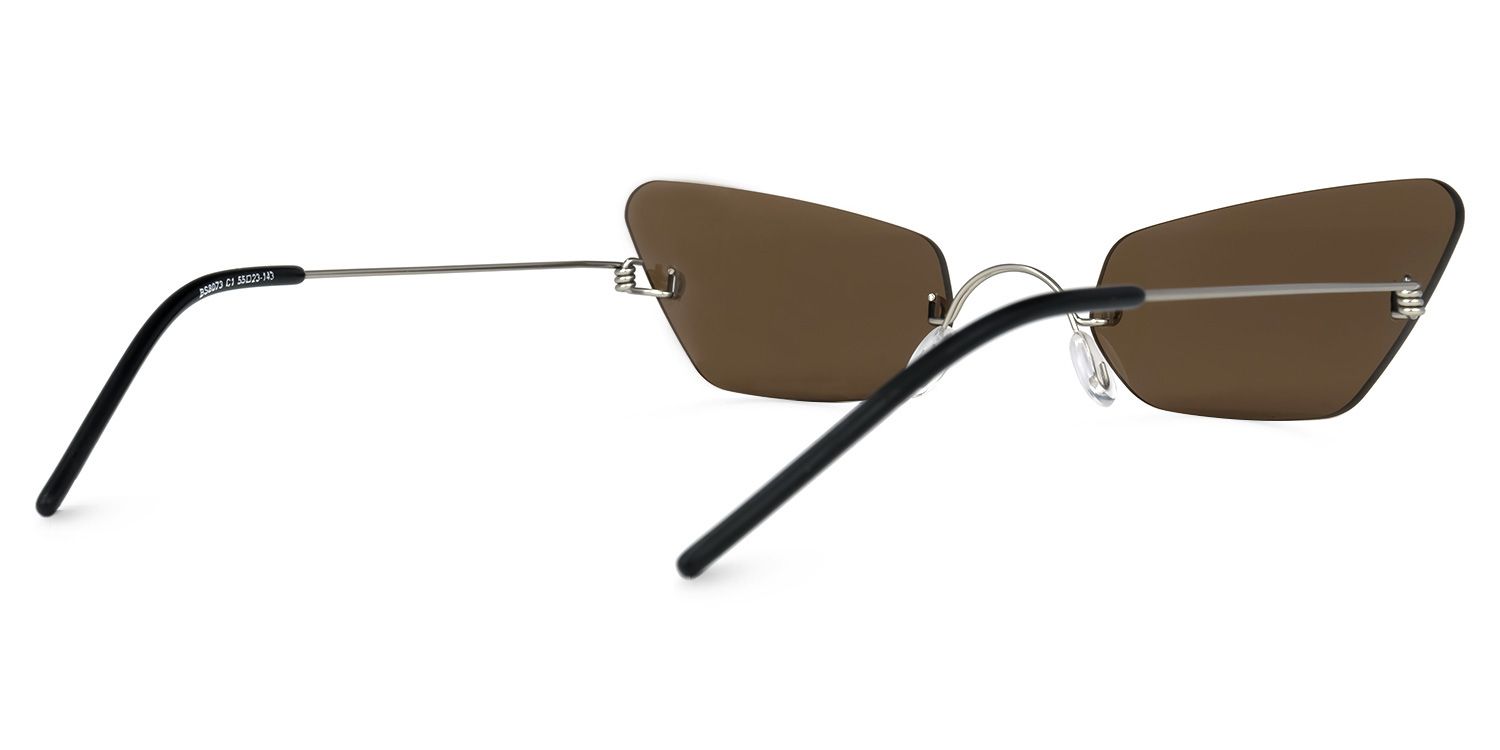 Mathis Cateye Brown Sunglasses | Zeelool Glasses2