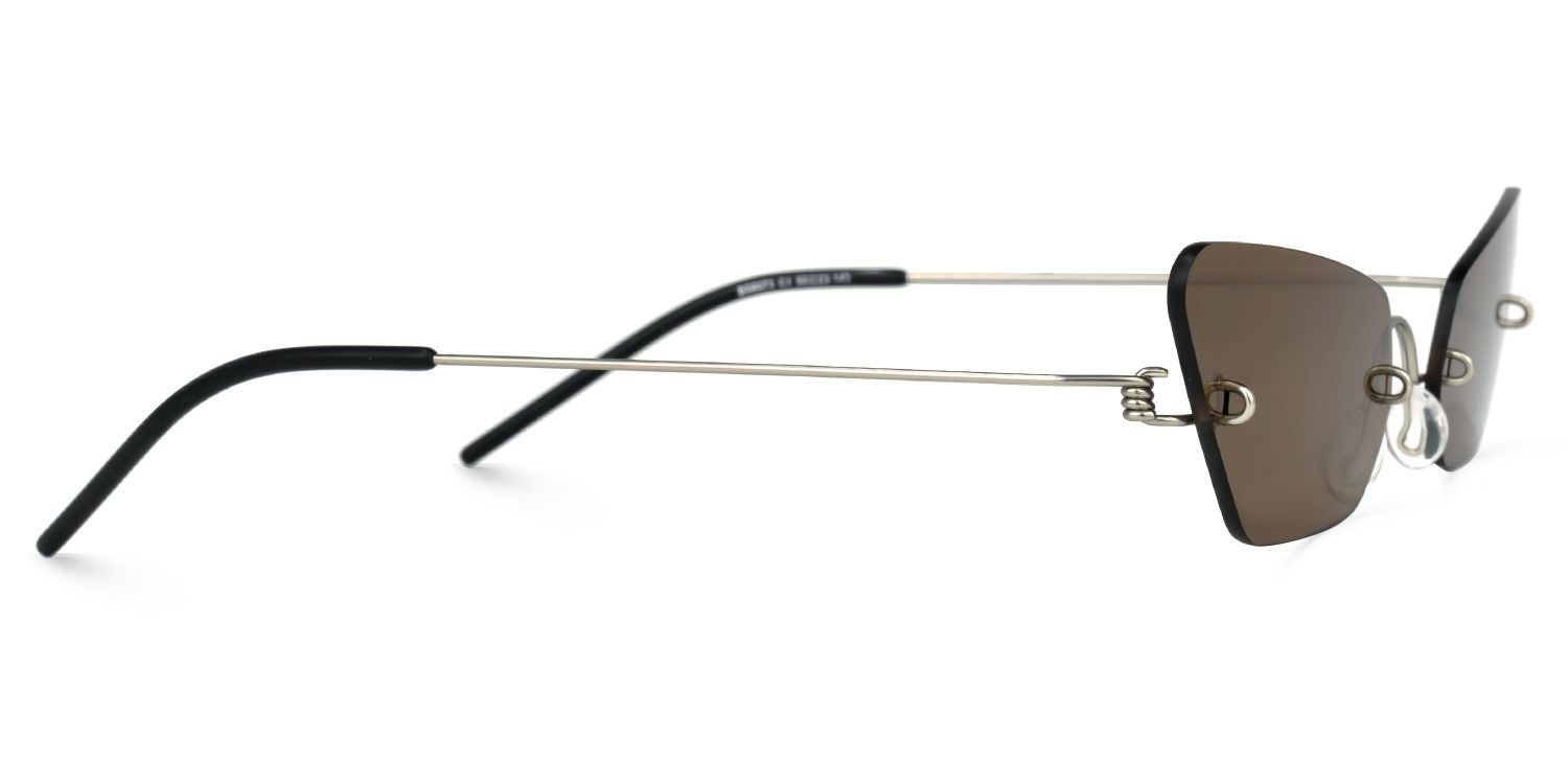 Mathis Cateye Brown Sunglasses | Zeelool Glasses3