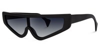Dasha Geometric Black Sunglasses1