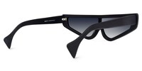 Dasha Geometric Black Sunglasses2