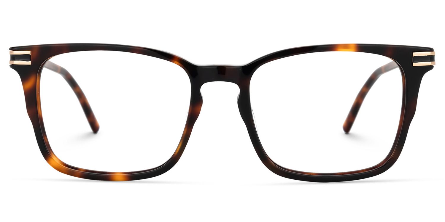 Kornelia Square Tortoise Glasses | Zeelool Glasses0