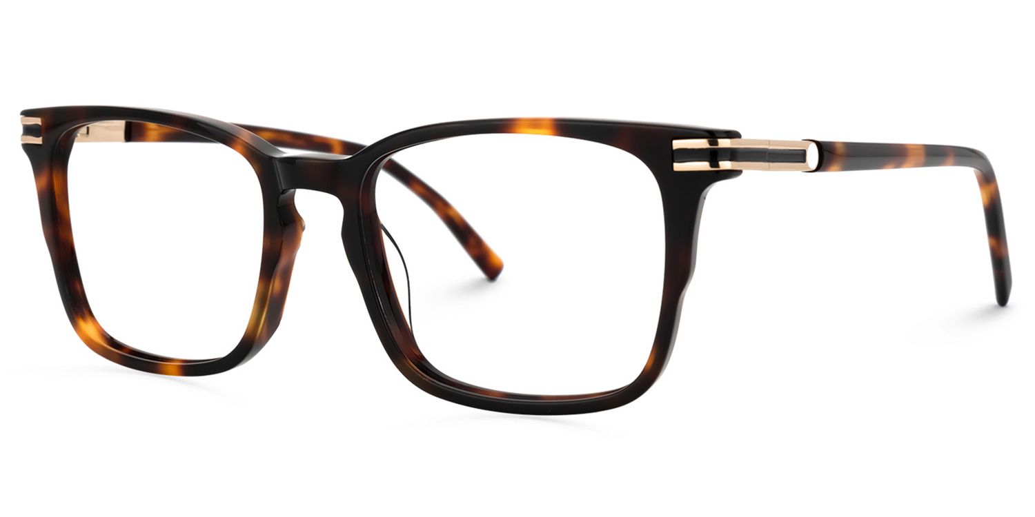 Kornelia Square Tortoise Glasses | Zeelool Glasses1