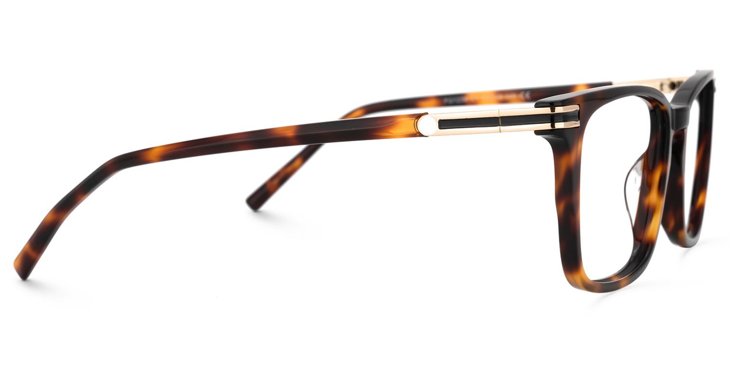 Kornelia Square Tortoise Glasses | Zeelool Glasses3