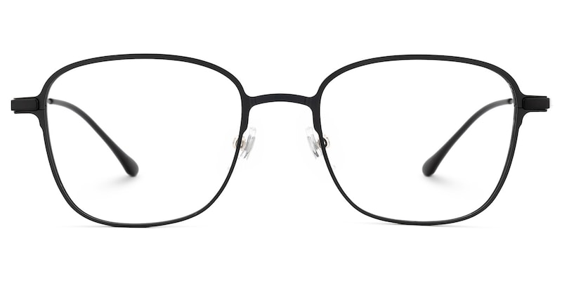 Myrna Square Black Glasses | Zeelool Glasses0