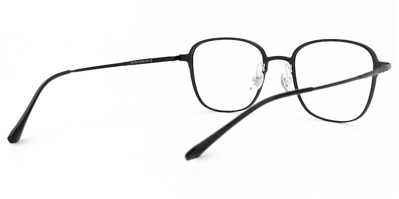 Myrna Square Black Glasses | Zeelool Glasses3