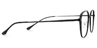 Myrna Square Black Glasses2