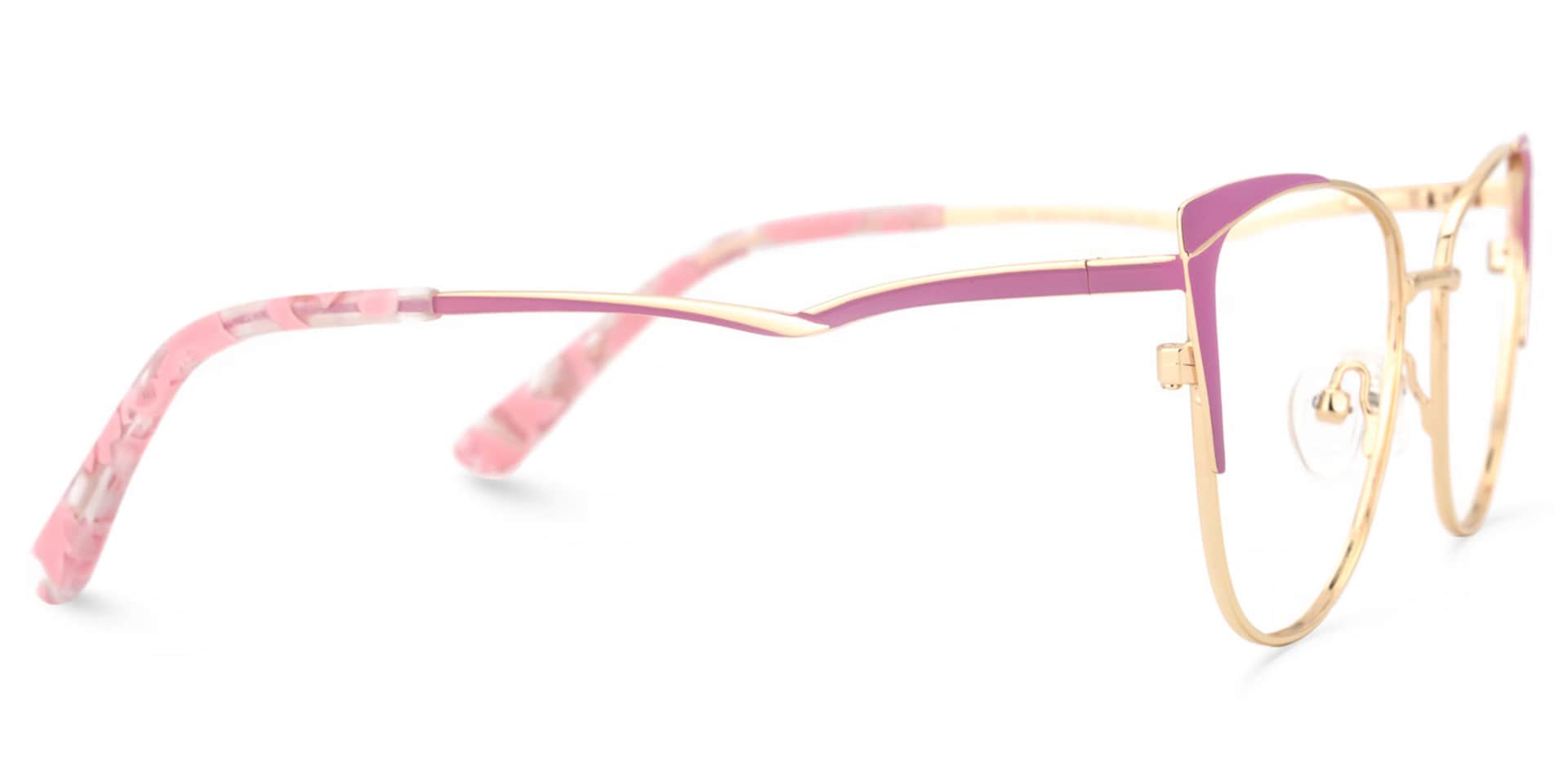 Jannette Cateye Pink Glasses | Zeelool Glasses3