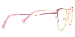 Jannette Cateye Pink Glasses3