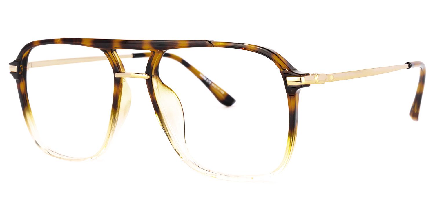 Sydnor Geometric Tortoise Glasses | Zeelool Glasses