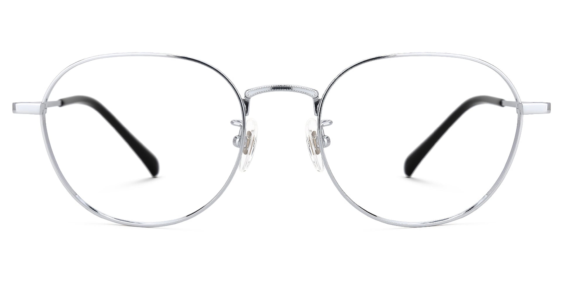 Vasquez Geometric Silver Glasses | Zeelool Glasses0