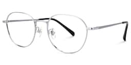 Vasquez Geometric Silver Glasses1