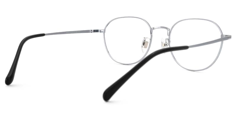 Vasquez Geometric Silver Glasses | Zeelool Glasses3