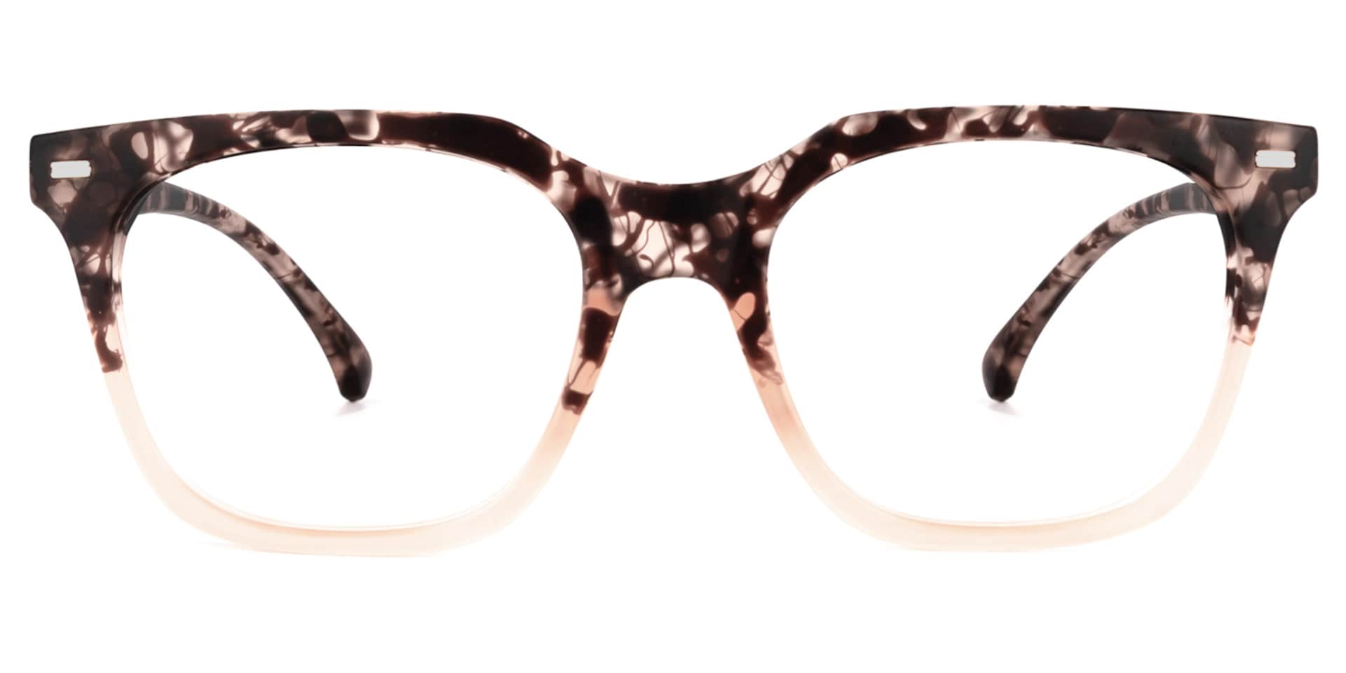 Matias Square Two-Tone Glasses | Zeelool Glasses0