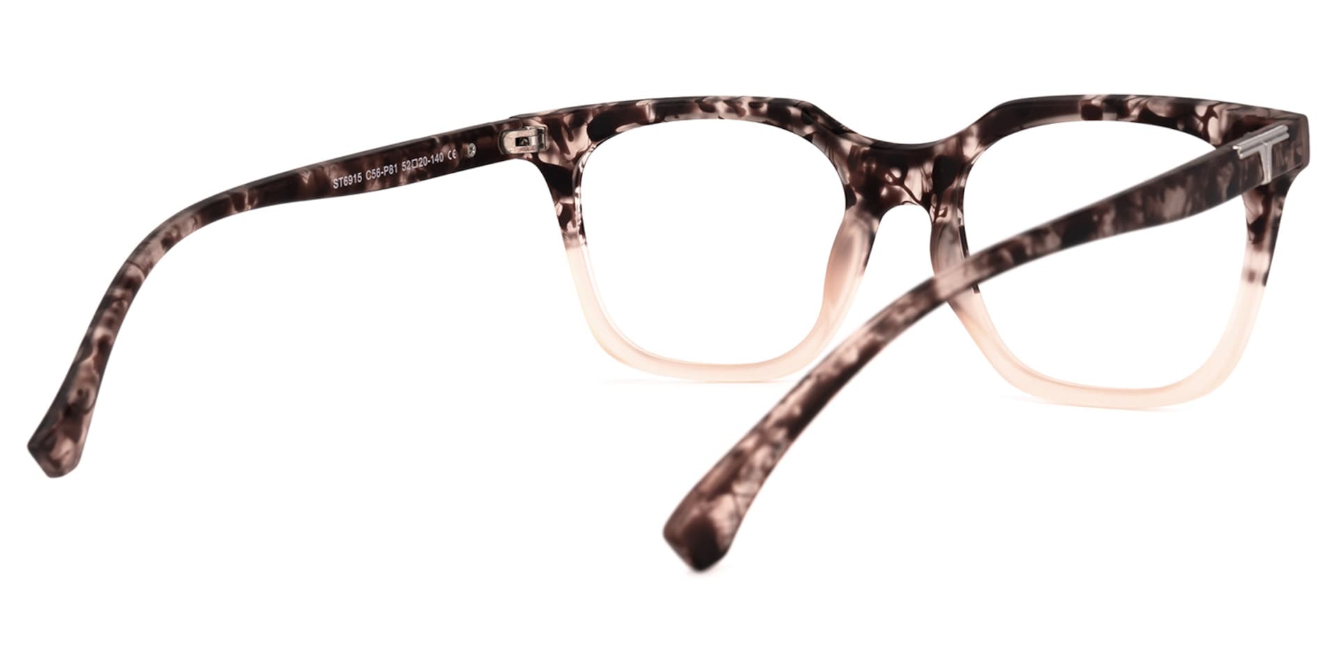 Matias Square Two-Tone Glasses | Zeelool Glasses3