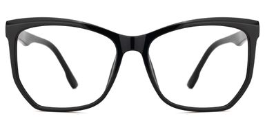 Libby Geometric Black Glasses