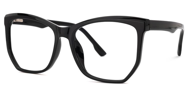 Libby Geometric Black Glasses
