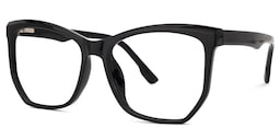 Libby Geometric Black Glasses1