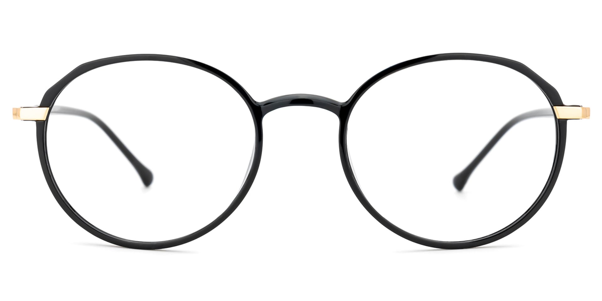 Billy Round Black Glasses | Zeelool Glasses0