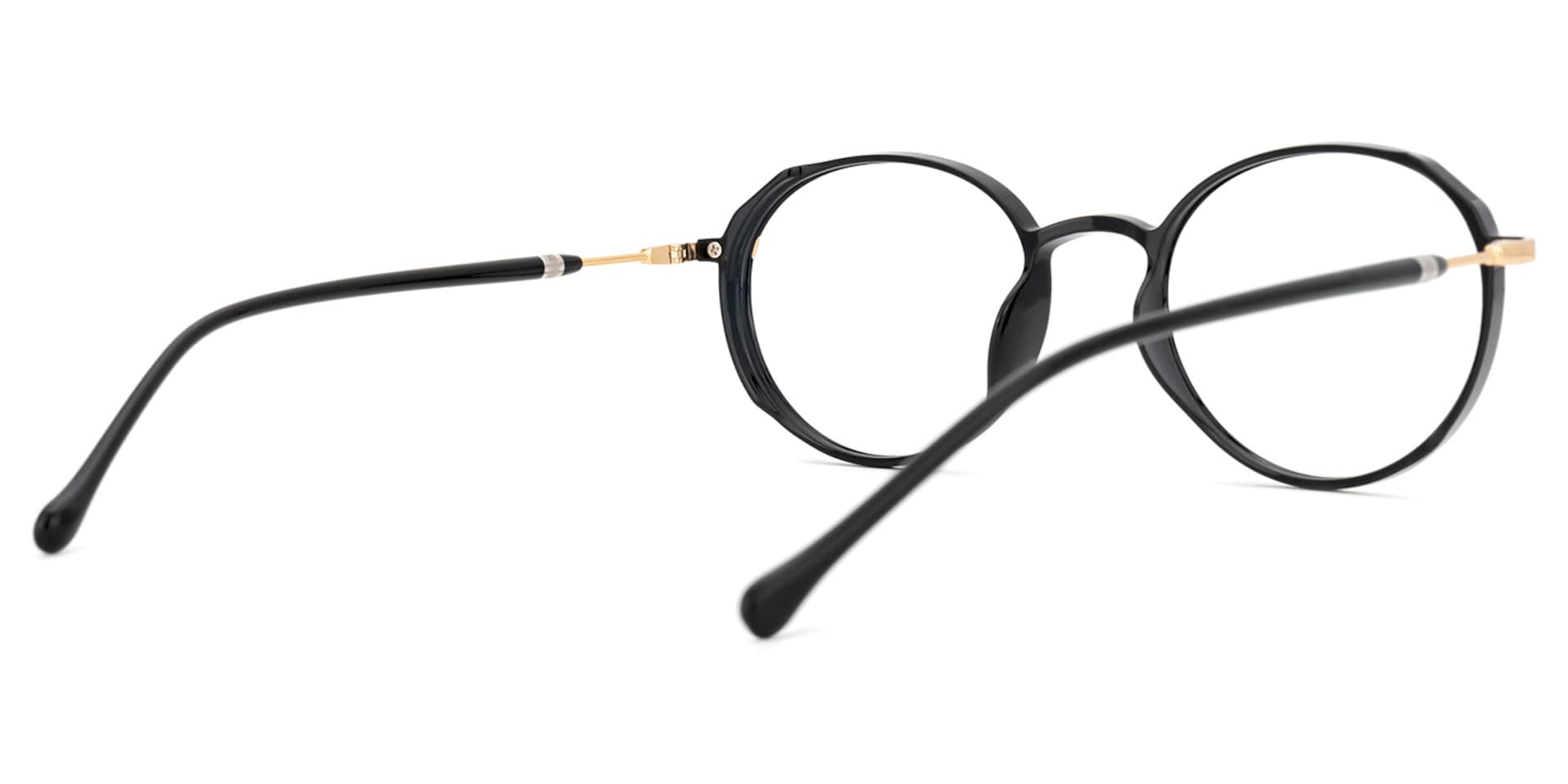 Billy Round Black Glasses | Zeelool Glasses3