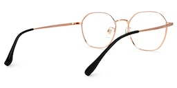 Diiane Geometric Rose-Gold Glasses3