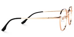 Diiane Geometric Rose-Gold Glasses2