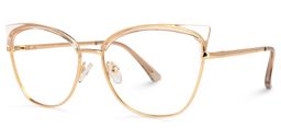 Whaley Cateye Clear Glasses1