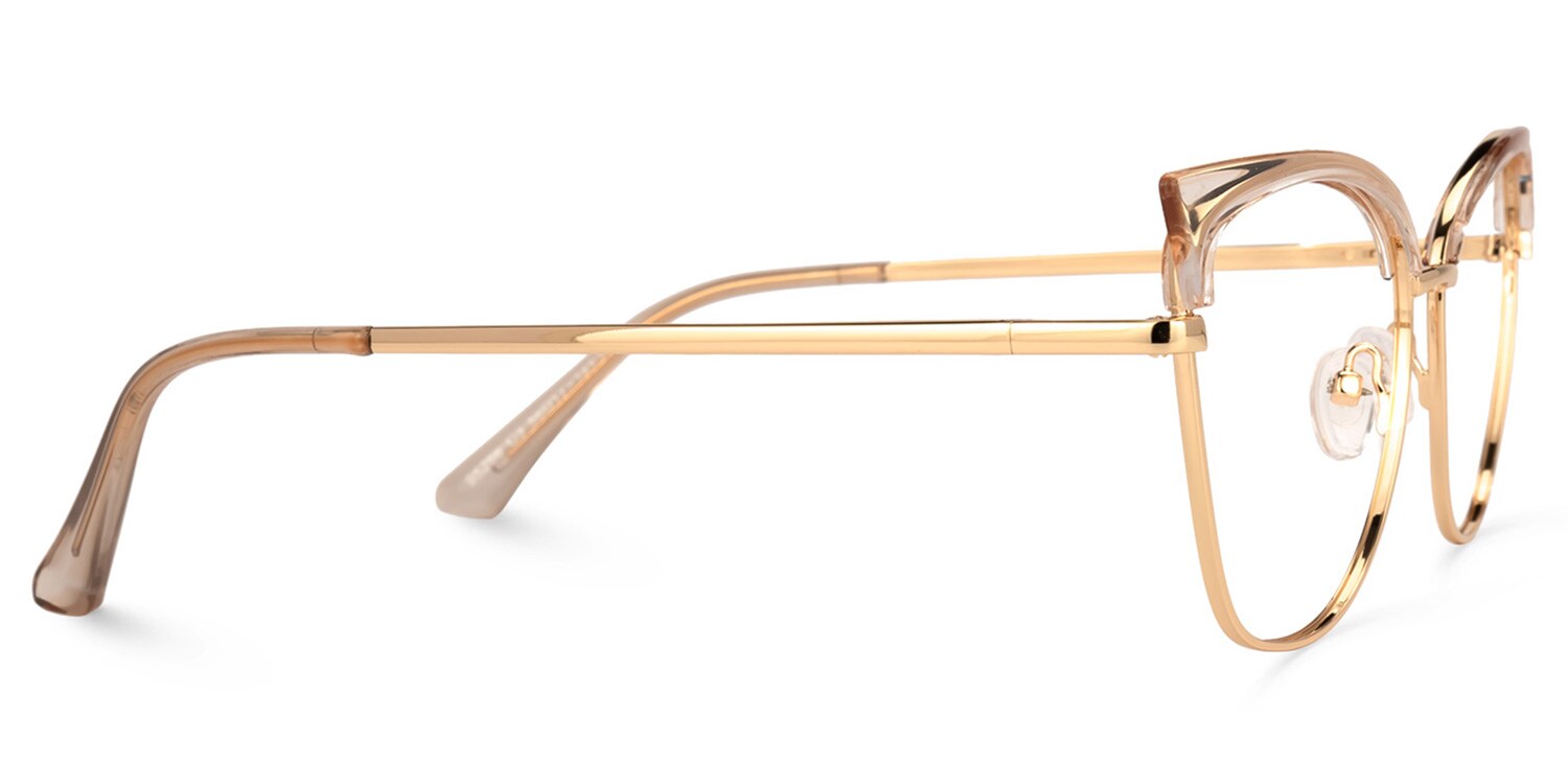 ファッションの Crystal Cateye Whaley Glasses Glasses Zeelool | ジャケット・アウター