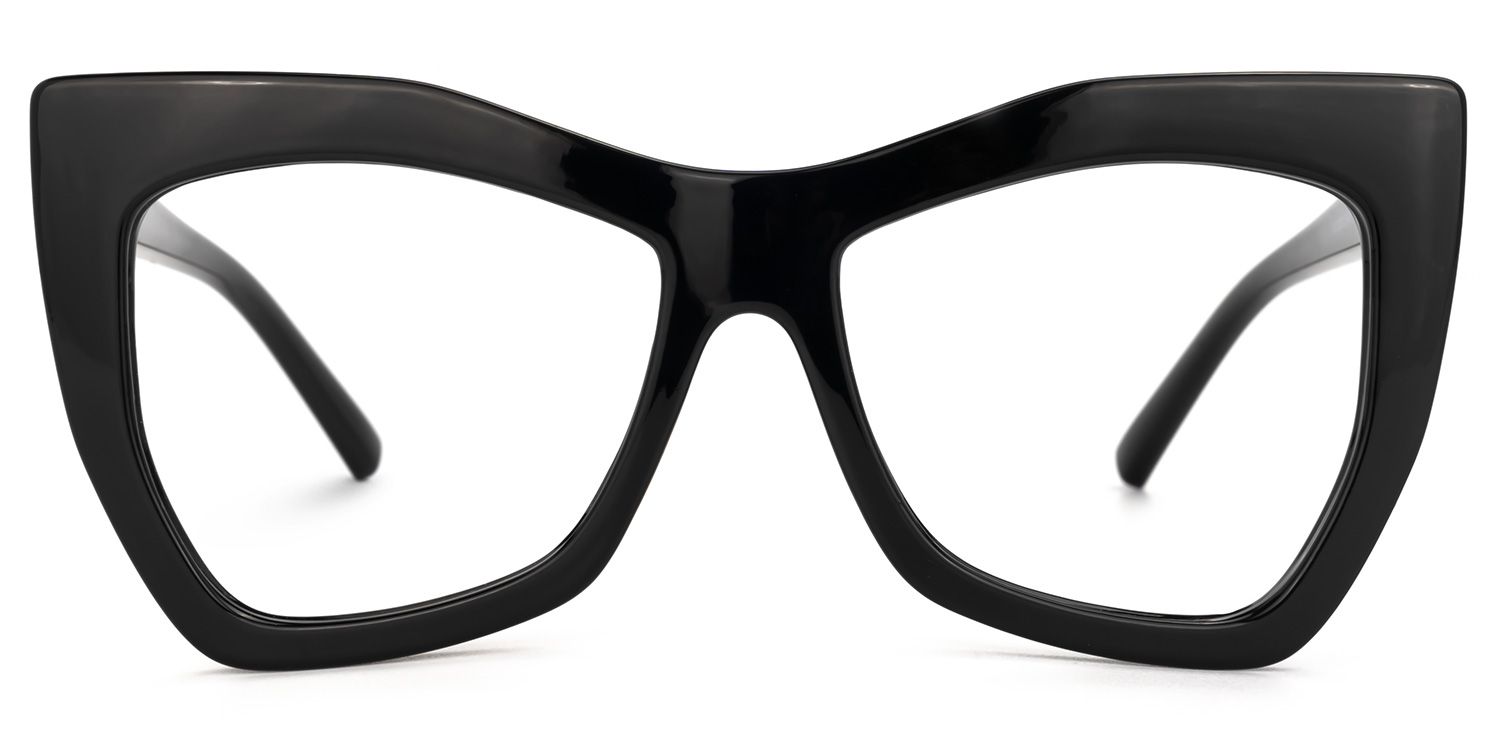 Zenteno Cateye Black Glasses | ZEELOOL Canada0