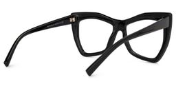 Zenteno Cateye Black Glasses3