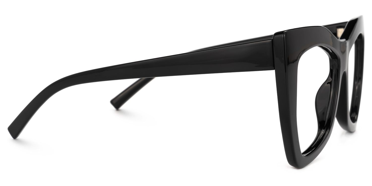 Zenteno Cateye Black Glasses | ZEELOOL Canada2