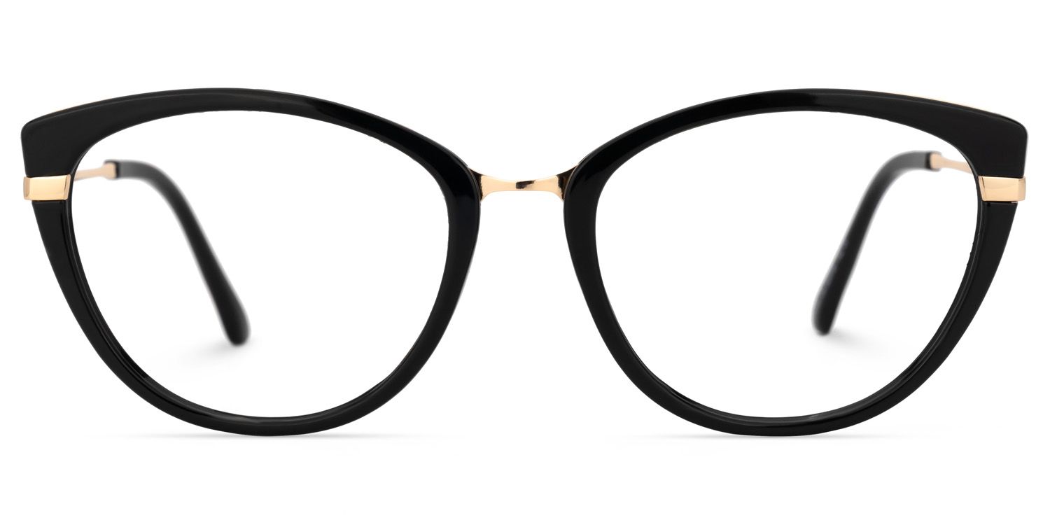 Peden Cateye Black Glasses | Zeelool Glasses0