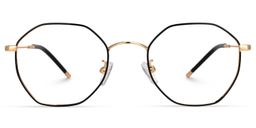 Reyes Geometric Black Glasses0